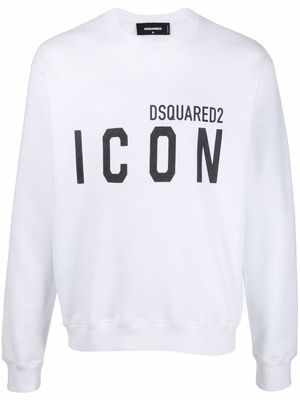 Dsquared2 Icon jersey sweatshirt - White
