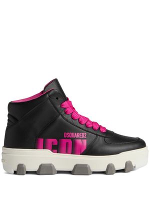 Dsquared2 Icon-motif lace-up sneakers - Black