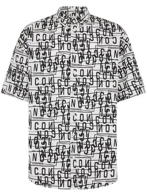 Dsquared2 Icon-print cotton shirt - Black