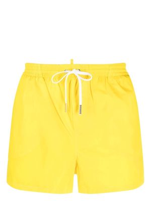 Dsquared2 Icon-print swim shorts - Yellow