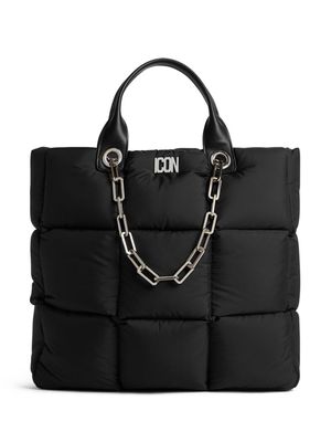 Dsquared2 Icon quilted tote bag - Black