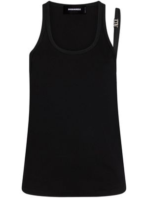 Dsquared2 Icon strap-detailed tank top - Black
