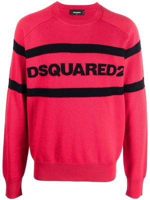 Dsquared2 intarsia-knit logo jumper