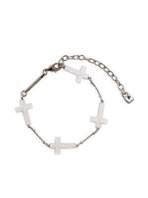 Dsquared2 Jesus cross bracelet - Silver