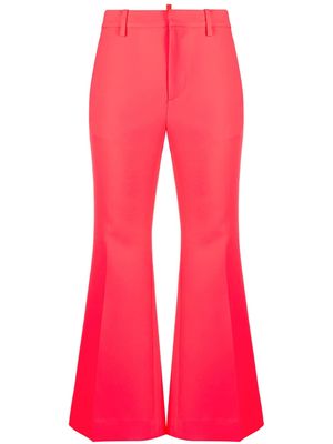 Dsquared2 kick-flare cropped trousers - Pink