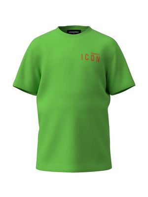 Dsquared2 Kids Be Icon round-neck T-shirt - Green