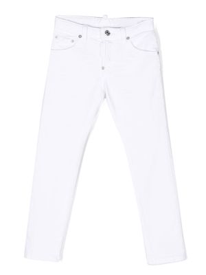 Dsquared2 Kids classic five pockets jeans - White