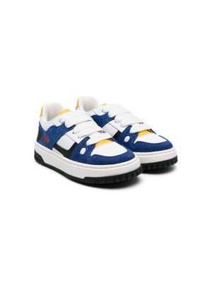 Dsquared2 Kids colourblock panelled sneakers - White