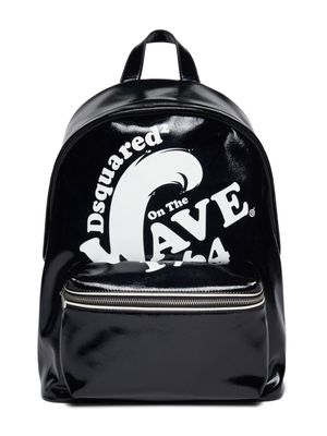 Dsquared2 Kids graphic-print backpack - Black