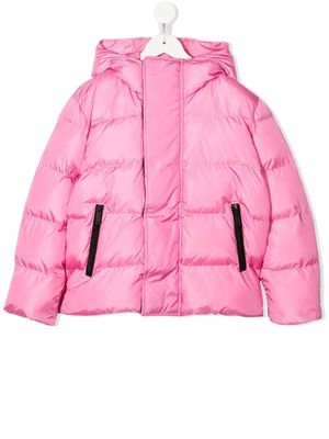 Dsquared2 Kids hooded puffer jacket - Pink