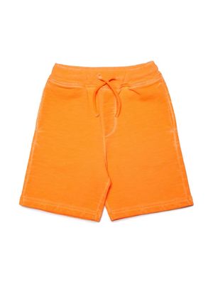 Dsquared2 Kids Icon logo-print cotton shorts - Orange