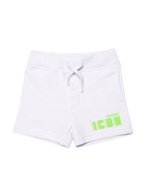Dsquared2 Kids Icon logo-print cotton shorts - White