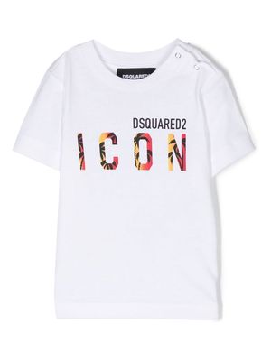 Dsquared2 Kids Icon logo-print cotton T-shirt - White