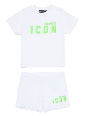 Dsquared2 Kids Icon logo-print T-shirt set - White