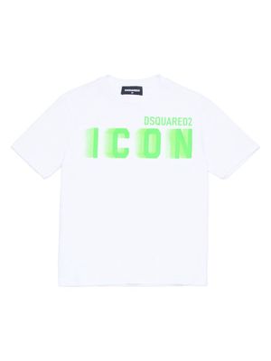 Dsquared2 Kids Icon-print cotton T-shirt - White