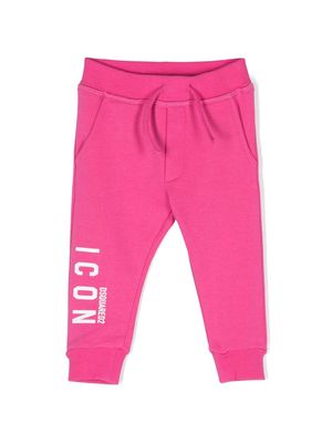 Dsquared2 Kids jersey track pants - Pink