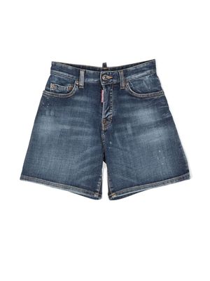 Dsquared2 Kids knee-length denim shorts - Blue