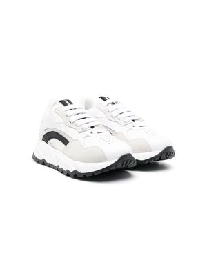 Dsquared2 Kids lace-up leather sneakers - White