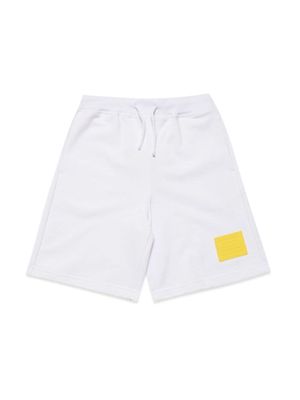 Dsquared2 Kids logo-appliqué cotton shorts - White