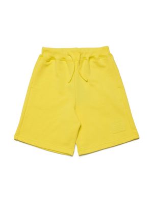 Dsquared2 Kids logo-appliqué cotton shorts - Yellow