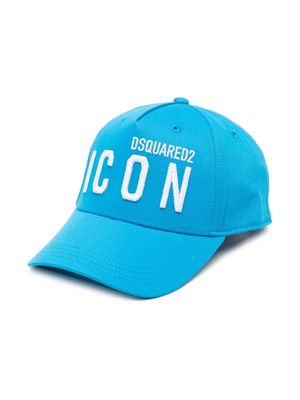 Dsquared2 Kids logo-embroidered baseball cap - Blue
