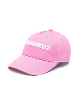 Dsquared2 Kids logo-embroidered baseball cap - Pink