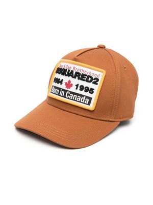 Dsquared2 Kids logo-patch baseball cap - Brown