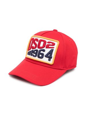 Dsquared2 Kids logo-patch cotton cap