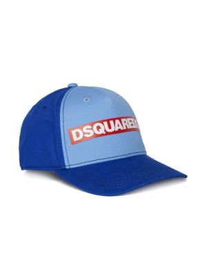 Dsquared2 Kids logo-print baseball cap - Blue