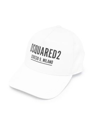 Dsquared2 Kids logo-print baseball cap - White