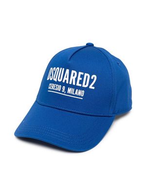 Dsquared2 Kids logo-print cap - Blue