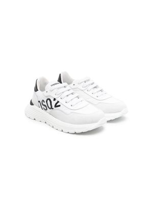 Dsquared2 Kids logo-print chunky sneakers - White