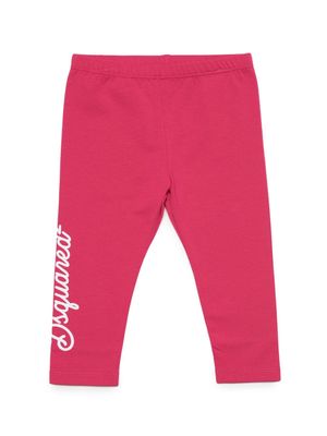Dsquared2 Kids logo-print cotton leggings - Pink