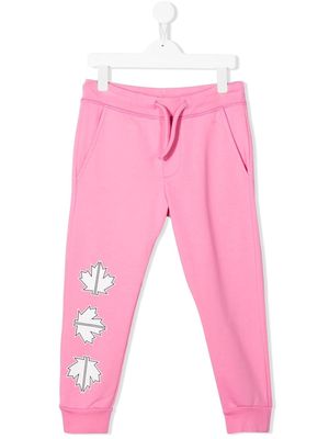 Dsquared2 Kids logo-print cotton track pants - Pink