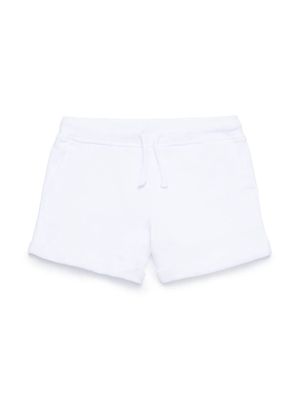 Dsquared2 Kids logo-print cotton track shorts - White