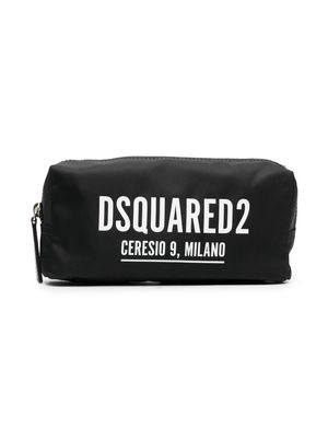 Dsquared2 Kids logo-print detail pouch - Black