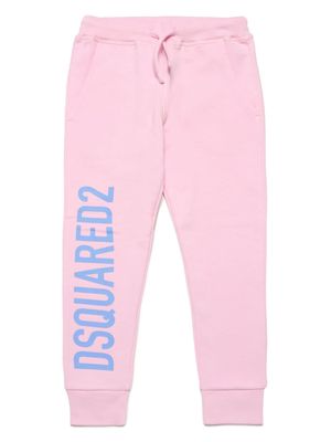 Dsquared2 Kids logo-print drawstring track pants - Pink