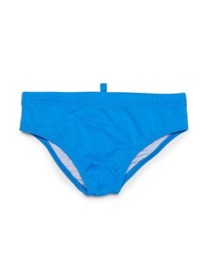 Dsquared2 Kids logo-print elasticated-waistband trunks - Blue