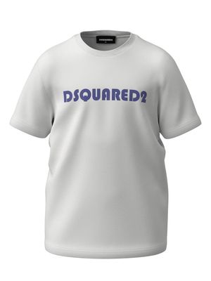 Dsquared2 Kids logo-print jersey T-shirt - White