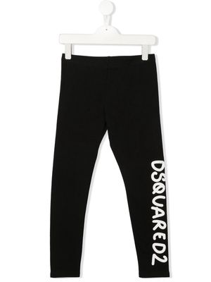 Dsquared2 Kids logo-print leggings - Black