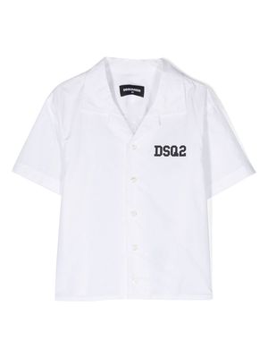 Dsquared2 Kids logo-print short-sleeve shirt - White