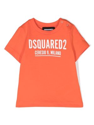 Dsquared2 Kids logo-print T-shirt - Orange