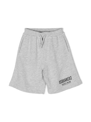 Dsquared2 Kids logo-print track shorts - Grey
