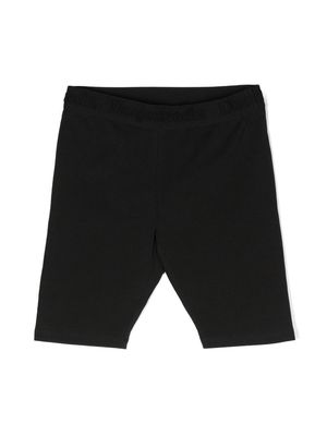 Dsquared2 Kids logo-waistband jersey shorts - Black