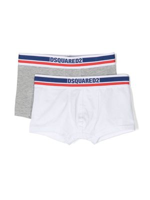 Dsquared2 Kids logo-waistband underwear - Grey