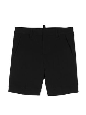 Dsquared2 Kids mid-rise tailored shorts - Black
