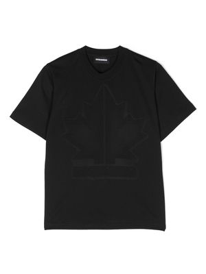 Dsquared2 Kids short-sleeve cotton T-shirt - Black