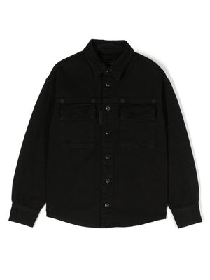 Dsquared2 Kids stud-embellished cotton jacket - Black