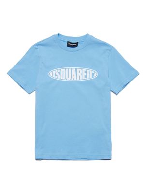 Dsquared2 Kids Surf cotton T-shirt - Blue