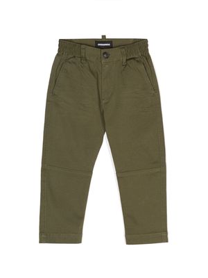 Dsquared2 Kids tapered chino trousers - Green